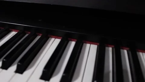 Piano keyboard Stock Footage 142579445