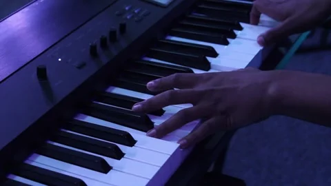 Piano Keyboard 스톡 동영상 148664673