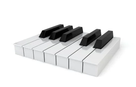 Piano keyboard Stock Illustration