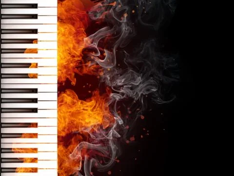 Piano Keyboard Stock Illustration