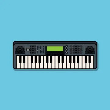 Piano Keyboard Stock Illustration
