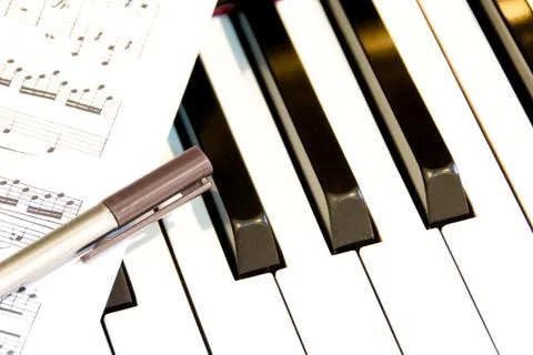 Piano keyboard Stock Photos