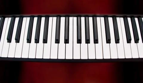Piano keyboard Stock Photos