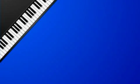 Piano Keys Background Stock Illustration
