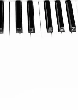 Piano keys background Stock Photos