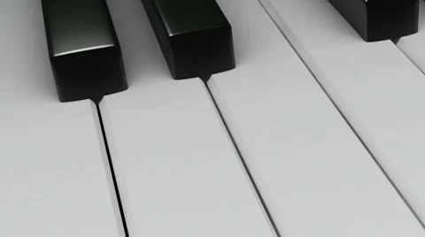 Piano keys Video stock 8561006