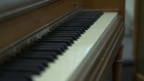 Piano Keys Left Movement Video stock 77836662