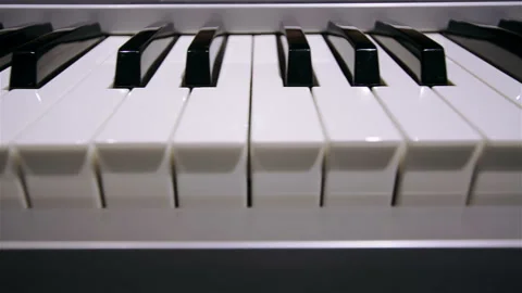 Piano Keys loop Stock Footage 100646716