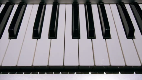 Piano Keys loop Stock Footage 100646787