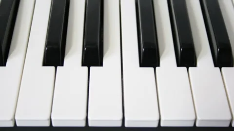 Piano keys loopable motion 스톡 동영상 4779645