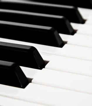 Piano keys Stock Photos