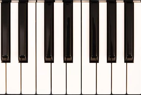 Piano keys Stock Photos