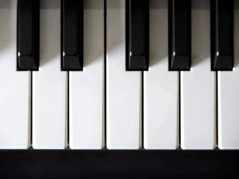 Piano keys Stock Photos