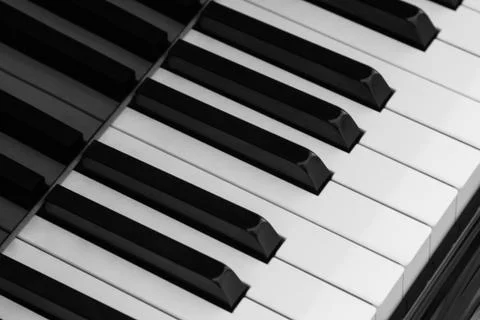 Piano keys Stock Photos