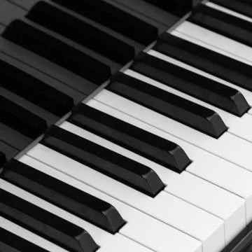 Piano keys Stock Photos