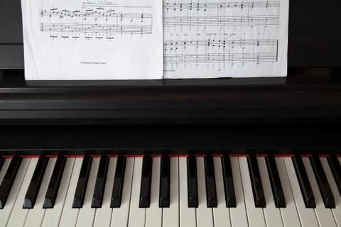 Piano keys Stock Photos