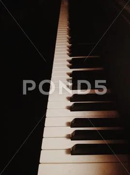 Piano keys Stock Photos