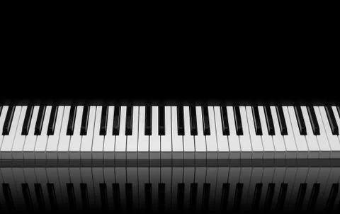 Piano keys Stock Photos