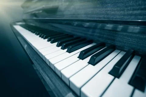 Piano keys Stock Photos