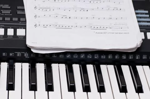 Piano Keys Foto stock