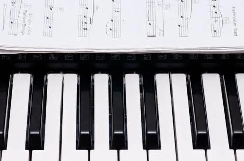 Piano Keys Foto stock