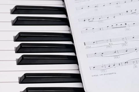 Piano Keys Foto stock