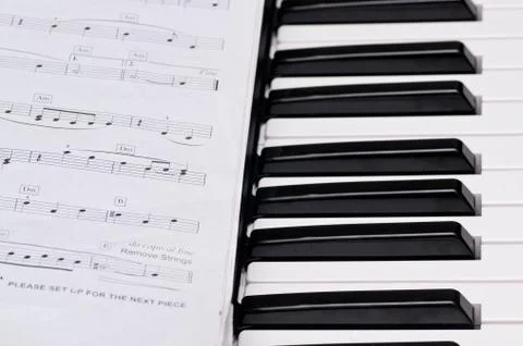 Piano Keys Foto stock