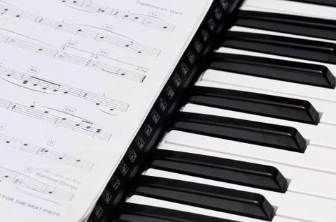 Piano Keys Foto stock