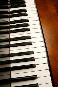 Piano keys Stock Photos