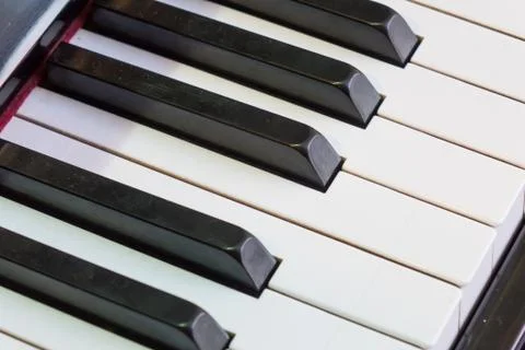 Piano keys Stock Photos