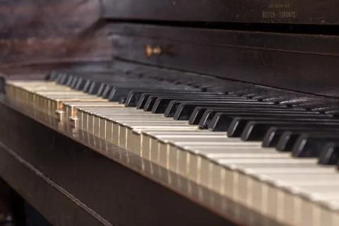 Piano keys Stock Photos