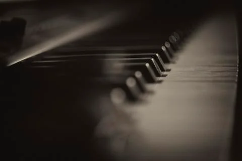 Piano keys Stock Photos