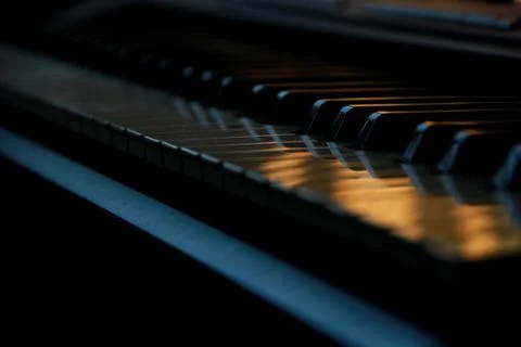 Piano keys Stock Photos