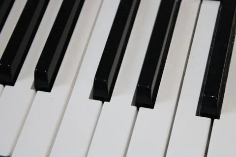 Piano keys Stock Photos