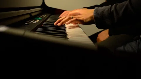 Piano Lesson Stock Footage 108349065