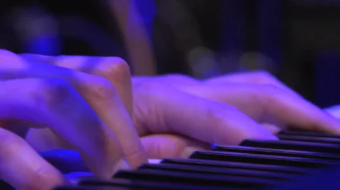 Piano Live Video stock 27544405