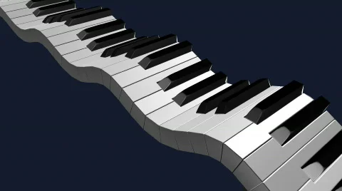 Piano - loopable, alpha included Stock Footage 277251
