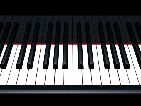 Piano notes Stock Illustration