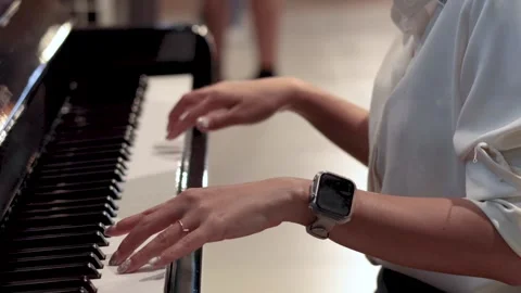 Piano Performance in Progress 库存影片 295404430