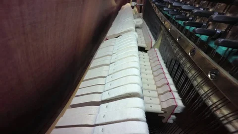 A piano played inside Stock Footage 85156941