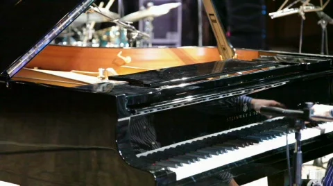 Piano player Stock Footage 691727