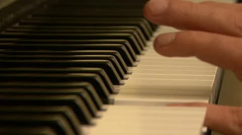 Piano Player Stock Footage 10720587