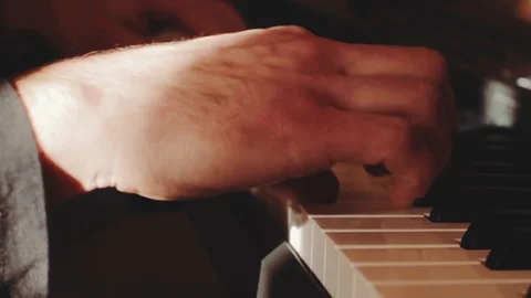 Piano player Stock Footage 86706031