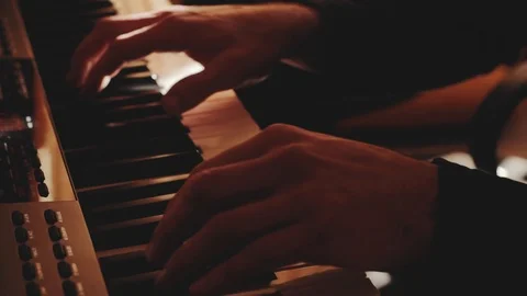 Piano player Stock Footage 86706050