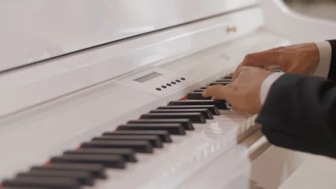 Piano player Stock Footage 102507957