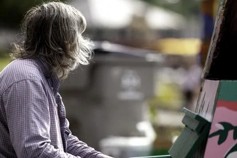 A Piano player frame Stock Photos