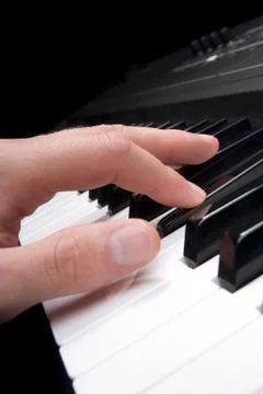 Piano player Stock Photos