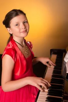 Piano player. Stock Photos