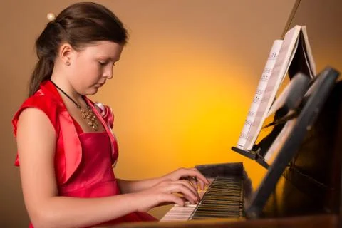 Piano player. Stock Photos