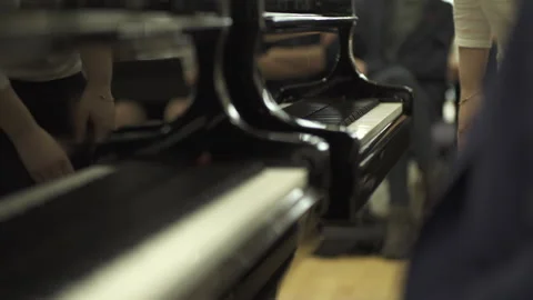 Piano Playing Stock Footage 260334319